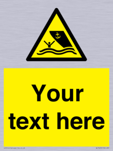WL7423: Custom Warning boating area