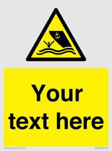 WL7423: Custom Warning boating area