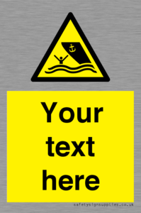 WL7423: Custom Warning boating area