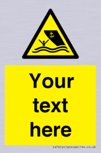 WL7423: Custom Warning boating area