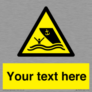 WL7423: Custom Warning boating area