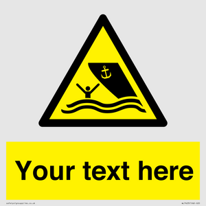 WL7423: Custom Warning boating area