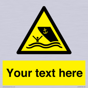 WL7423: Custom Warning boating area