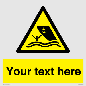 WL7423: Custom Warning boating area