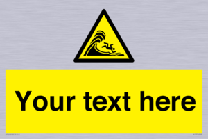 WL7430: Custom Warning high surf or large breaking waves