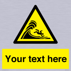 WL7430: Custom Warning high surf or large breaking waves