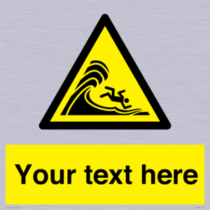 WL7430: Custom Warning high surf or large breaking waves
