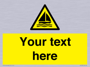 WL7432: Custom Warning sailing area