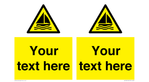 WL7432: Custom Warning sailing area