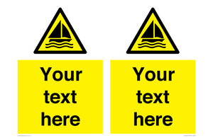 WL7432: Custom Warning sailing area