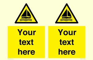 WL7432: Custom Warning sailing area