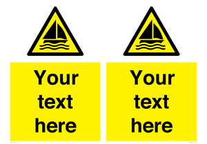 WL7432: Custom Warning sailing area