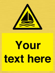 WL7432: Custom Warning sailing area
