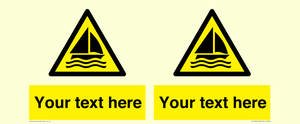 WL7432: Custom Warning sailing area