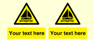 WL7432: Custom Warning sailing area