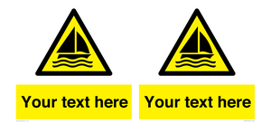 WL7432: Custom Warning sailing area