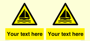 WL7432: Custom Warning sailing area