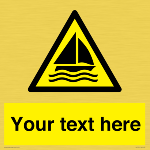 WL7432: Custom Warning sailing area