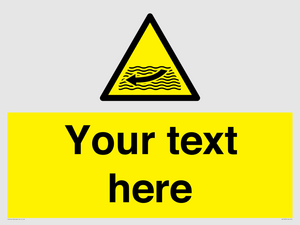 WL7433: Custom Warning strong river flows