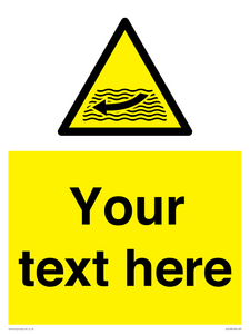 WL7433: Custom Warning strong river flows