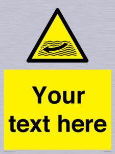 WL7433: Custom Warning strong river flows