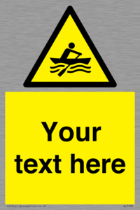 WL7434: Custom Warning manually powered watercraft