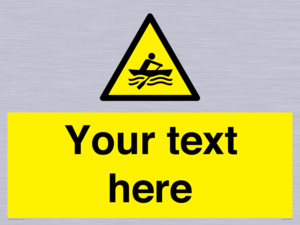 WL7434: Custom Warning manually powered watercraft