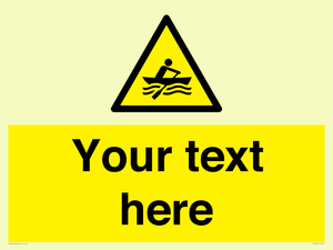 WL7434: Custom Warning manually powered watercraft