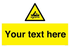 WL7434: Custom Warning manually powered watercraft