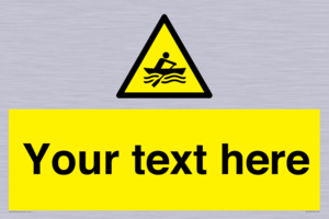 WL7434: Custom Warning manually powered watercraft