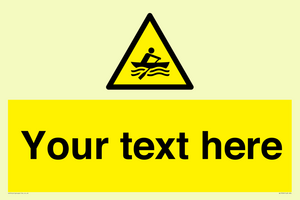 WL7434: Custom Warning manually powered watercraft