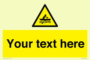WL7434: Custom Warning manually powered watercraft