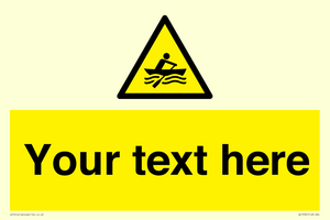 WL7434: Custom Warning manually powered watercraft