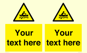 WL7434: Custom Warning manually powered watercraft