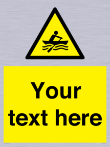 WL7434: Custom Warning manually powered watercraft