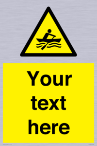 WL7434: Custom Warning manually powered watercraft