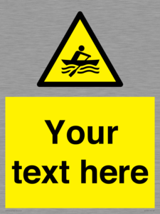 WL7434: Custom Warning manually powered watercraft