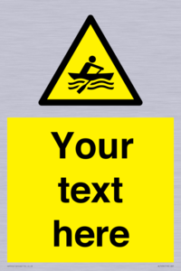 WL7434: Custom Warning manually powered watercraft