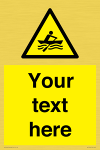 WL7434: Custom Warning manually powered watercraft