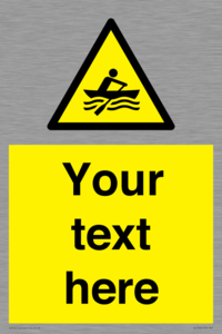 WL7434: Custom Warning manually powered watercraft