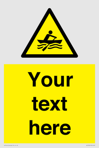 WL7434: Custom Warning manually powered watercraft