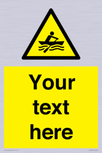 WL7434: Custom Warning manually powered watercraft
