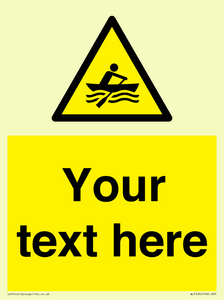 WL7434: Custom Warning manually powered watercraft