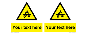 WL7434: Custom Warning manually powered watercraft