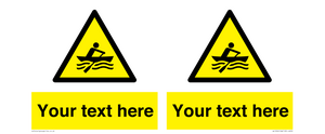WL7434: Custom Warning manually powered watercraft