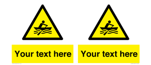 WL7434: Custom Warning manually powered watercraft