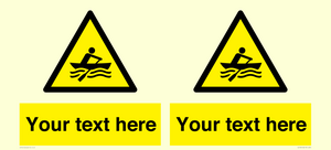 WL7434: Custom Warning manually powered watercraft