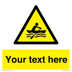 WL7434: Custom Warning manually powered watercraft