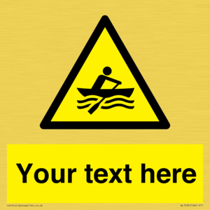 WL7434: Custom Warning manually powered watercraft