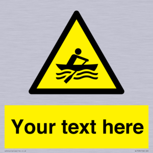 WL7434: Custom Warning manually powered watercraft
